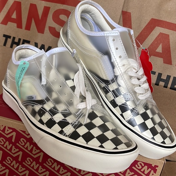 Vans Comfycush Slip-Skating Checkerboard Black/White WMNS - Picture 7 of 16